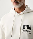 Felpa con cappuccio da uomo in cotone Calvin Klein