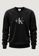 Felpa da uomo senza cappuccio Calvin Klein Jeans Terry