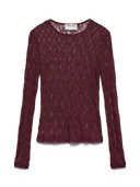 Maglia in Pizzo Nero a Maniche Lunghe AWTESSY Vero Moda