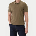 Polo da uomo Calvin Klein con monogramma in pique