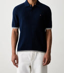 Polo da uomo in cotone Tommy Hilfiger