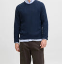 Pullover uomo JJEmil knit cable crew Jack & Jones
