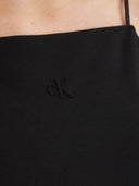 Top Nero Donna Calvin Klein a con Logo CK