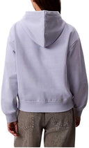 Felpa donna con cappuccio e logo Calvin Klein Jeans