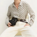 Camicia in raso stampato Emme Marella EmmDenaro