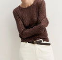 T-shirt in jersey pizzo Emme Marella