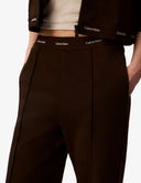 Pantaloni donna in cotone con elastico in vita Calvin Klein Terry Logo