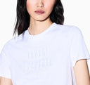 T-Shirt Relaxed Fit in Jersey di Cotone Armani Exchange