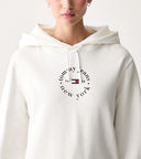 Felpa con cappuccio da donna con cotone Tommy Jeans