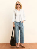 Blusa a polo donna in popeline Emme Marella
