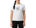 T-Shirt Donna classica con grafica lucida monologo Calvin Klein Jeans