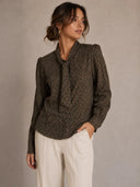 Camicia in crêpe con sciarpina Emme Marella