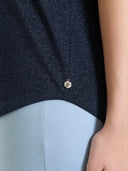 Maglietta donna con manica corta kimono Ragno