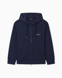 Felpa con cappuccio e zip con logo Armani Exchange