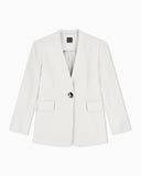 Giacca Donna in  tessuto in Twill di Lino Armani Exchange