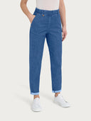 Jeans carrot con tasche Ragno