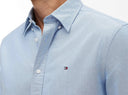 Camicia Oxford regular fit button down Tommy Hilfiger uomo