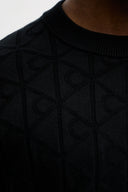 Maglione Uomo Bianca con Motivo Geometrico in Rilievo Calvin Klein Jeans