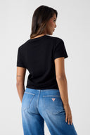 T-shirt Guess donna  con logo stampato