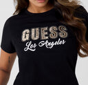 T-shirt Guess donna  con logo stampato