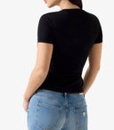T-shirt Donna Guess con logo strass W6YI12K3751