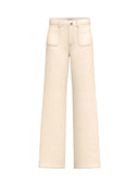 Pantaloni palazzo con bottone personalizzato donna Emme Marella