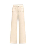 Pantaloni palazzo con bottone personalizzato donna Emme Marella
