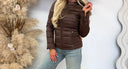 Piumino da donna Guess New Vona Block Embossed