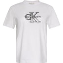 T-Shirt Donna classica con grafica lucida monologo Calvin Klein Jeans