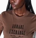 T-Shirt Relaxed Fit in Jersey di Cotone Armani Exchange