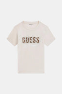 T-shirt Guess donna  con logo stampato