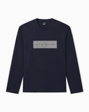 T-shirt Uomo a maniche lunghe con logo Armani Exchange