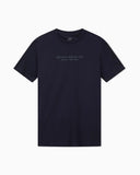 T-shirt con logo sul petto in cotone Armani Exchange
