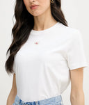 T-shirt da donna in cotone Calvin Klein Jeans