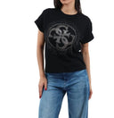 T-shirt donna Guess con logo di strass