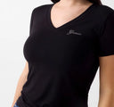 T-shirt donna Guess scollo a V