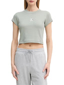 T-shirt donna Calvin Klein Jeans  a costine