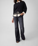 Maglione da donna Guess in misto lana con inserti in pizzo