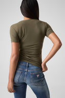 T-shirt donna Guess scollo a V