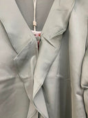 Blusa in Raso con Volant e Scollo a V Emme Marella