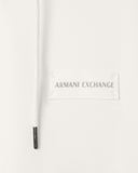 Felpa con cappuccio e zip con logo Armani Exchange
