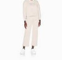 Felpa da donna in tessuto raso a girocollo Armani Exchange