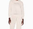 Felpa da donna in tessuto raso a girocollo Armani Exchange