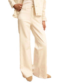 Pantaloni palazzo con bottone personalizzato donna Emme Marella