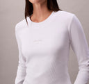 T-shirt Donna a maniche lunghe monologo Calvin Klein Jeans