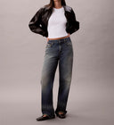 T-shirt Donna a maniche lunghe monologo Calvin Klein Jeans