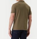 Polo da uomo Calvin Klein con monogramma in pique