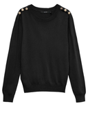 Pullover Donna Vero Moda VMDORY LS O-NECK BUTTON