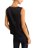 Top in raso con dettagli in georgette -emmcottage