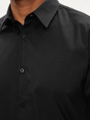 Camicia uomo Guess nera slim fit
